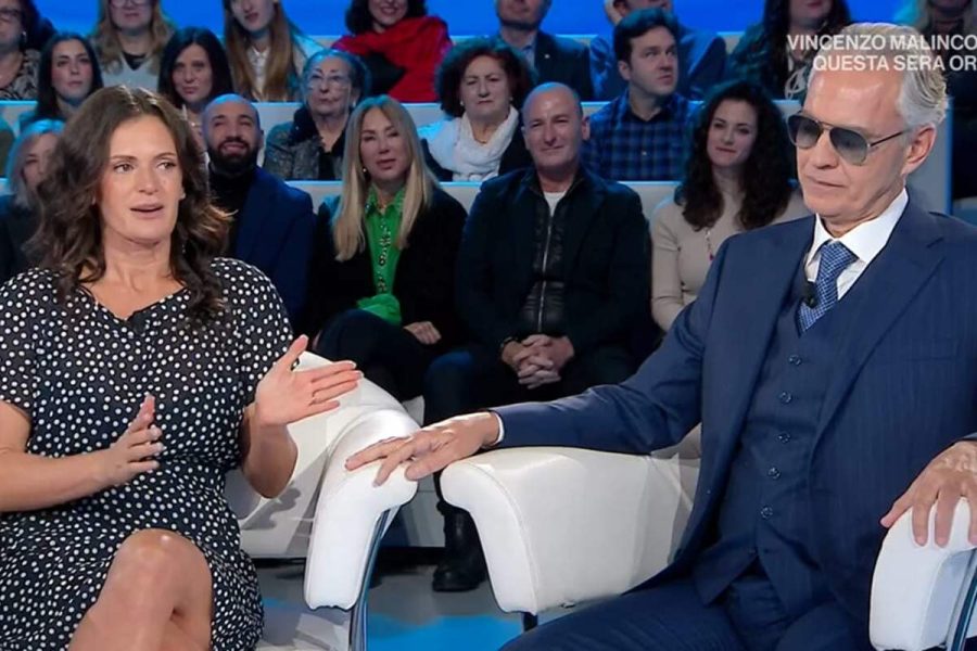 Andrea Bocelli e Veronica Berti (Foto: Screen)