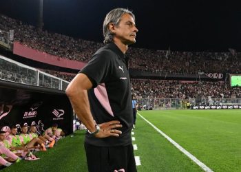 Filippo Inzaghi in panchina col Palermo (palermofc.com)