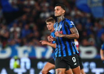 Gianluca Scamacca durante Atalanta-Pisa (Foto Ansa)