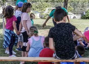 Bambini in un asilo (Ansa)