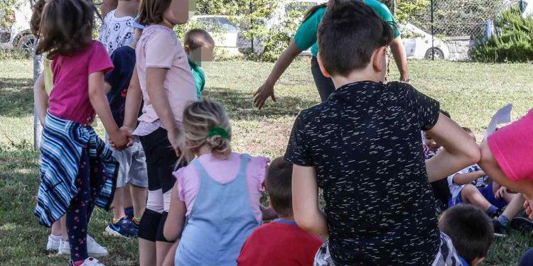 Bambini in un asilo (Ansa)