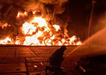 Attacco russo a Odessa, Ucraina, 18 agosto 2025 (Ansa)