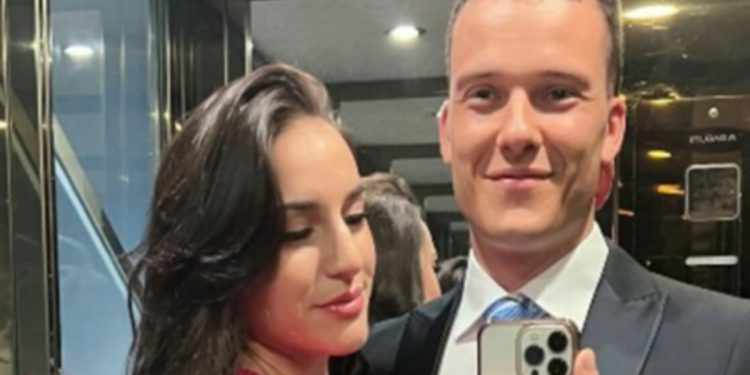 Edoardo Donnamaria con la fidanzata Martina. (Foto: Web)