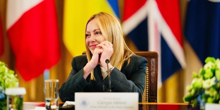 Meloni alla Casa Bianca