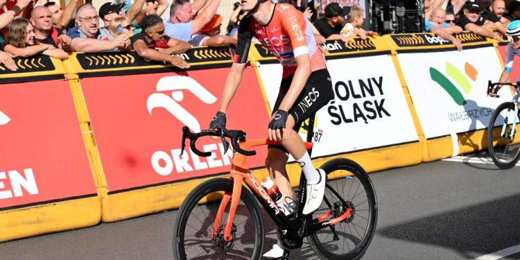 Ben Turner ha vinto la quarta tappa della Vuelta 2025 (Foto ANSA)