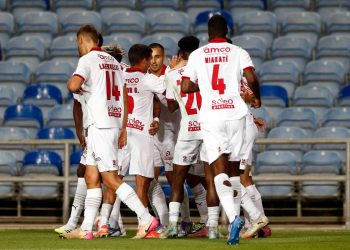 I calciatori del Braga in Europa League (Foto ANSA)