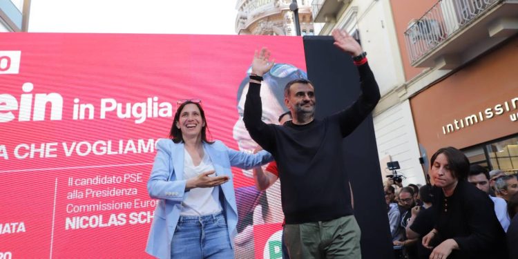 Elly Schlein e Antonio Decaro, PD