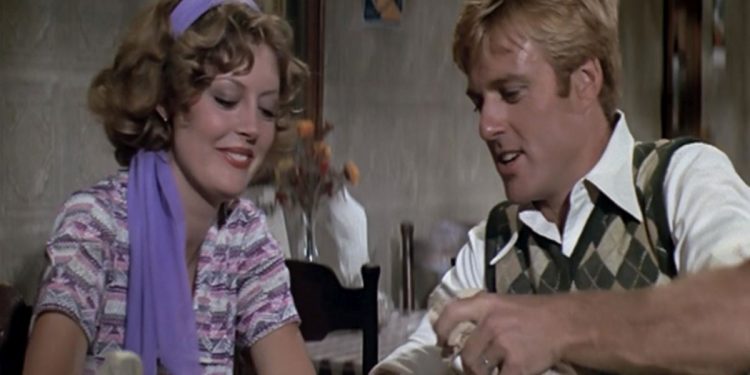 Susan Srandon e Robert Redford in una scena del film su Rete 4 (Foto Web)