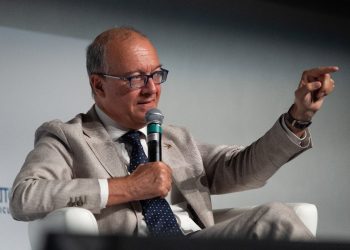 Il ministro dell'Istruzione Giuseppe Valditara al Meeting di Rimini (foto Meeting di Rimini)