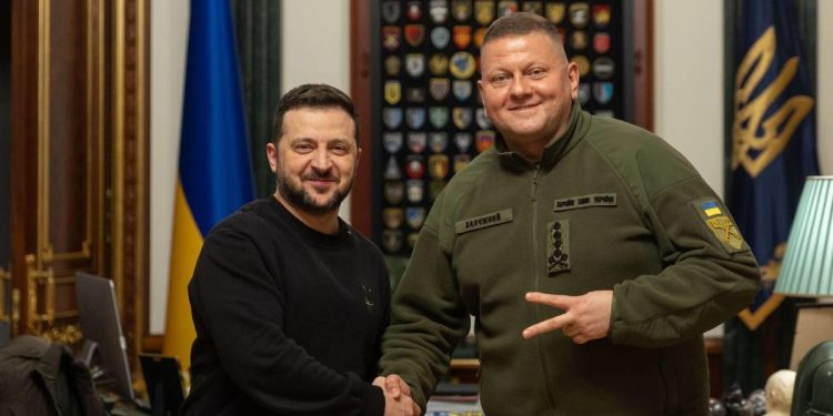 Zelensky con Zaluzhny