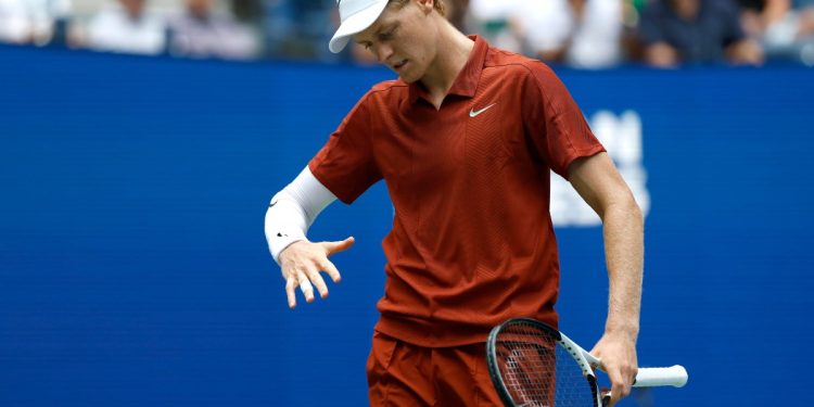 Jannik Sinner agli Us Open 2025 (Foto ANSA)