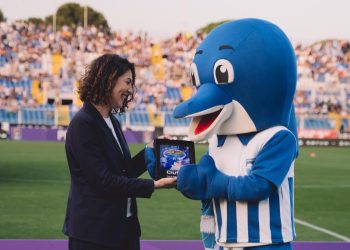 La mascotte del Pescara (da facebook.com/SerieCofficial)