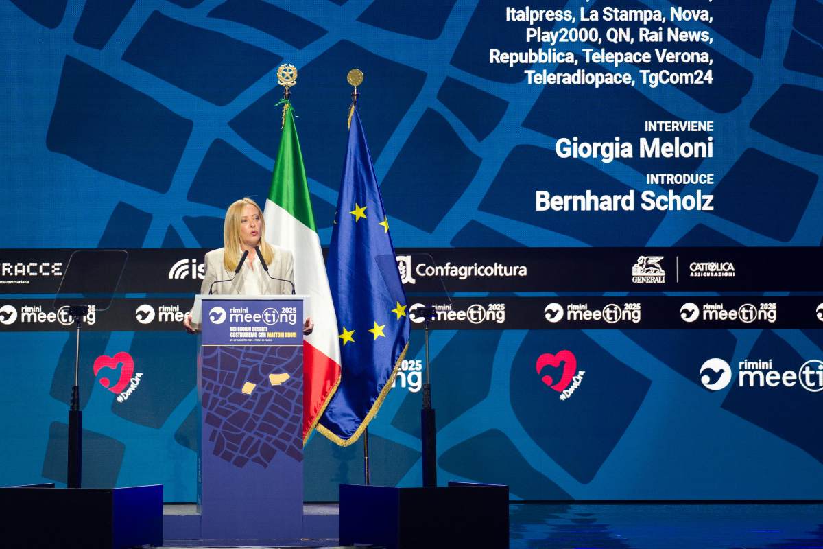 Meloni al Meeting