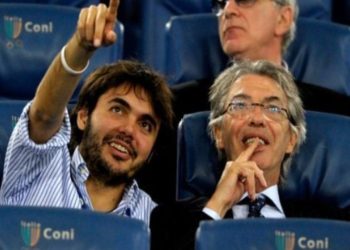 Massimo Moratti con suo figlio Angelomario. (Foto: Web)