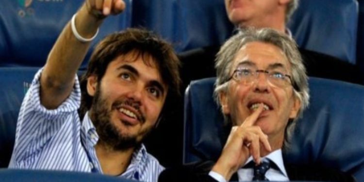 Massimo Moratti con suo figlio Angelomario. (Foto: Web)