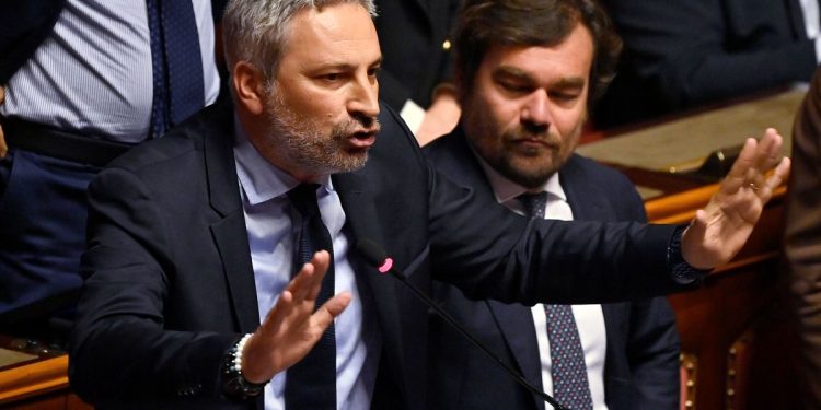 Raffaele Speranzon (FdI) in Senato (Ansa)