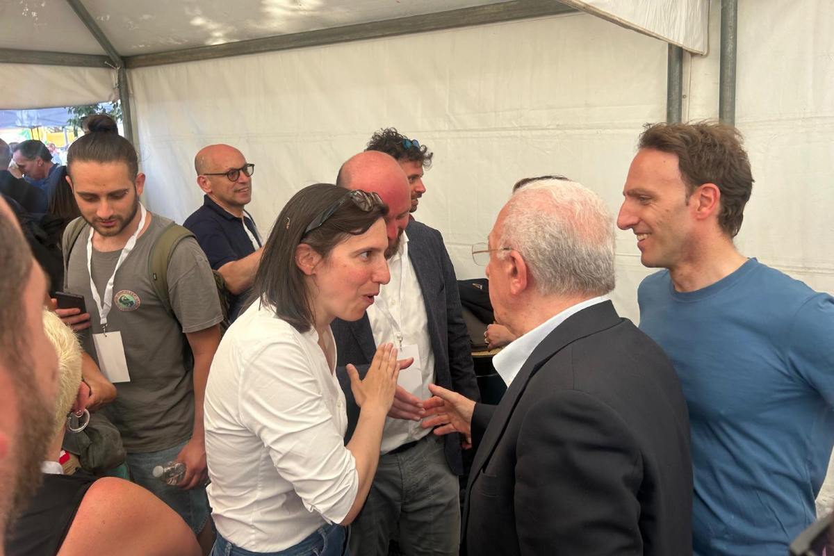 Schlein e i De Luca in Campania