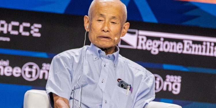 Toshiyuki Mimaki al Meeting di Rimini 2025 (foto Meeting di Rimini)