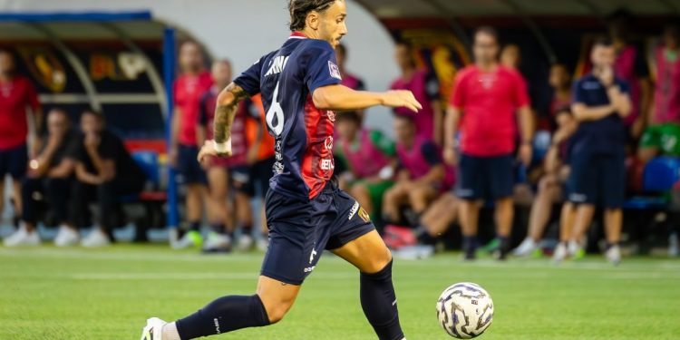 Andrea Marino con il Picerno (da facebook.com/AzPicernoSrl)