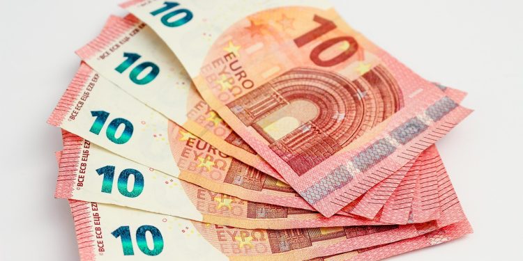 Diverse banconote da 10 euro