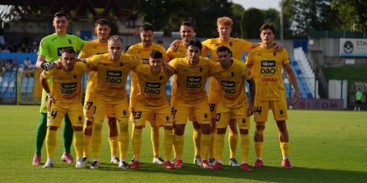 La formazione del Trento (da facebook.com/calcio.trento1921)