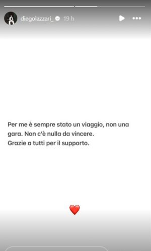 Diego Lazzari, sfogo social (Foto: Instagram)