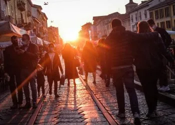 Milano, ottobre 2020: movida ridotta al minimo (Ansa)