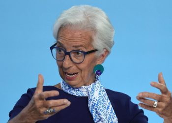 Christine Lagarde, presidente della BCE (Ansa)