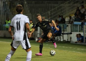 Un frame di Cesena-Entella (entella.it)