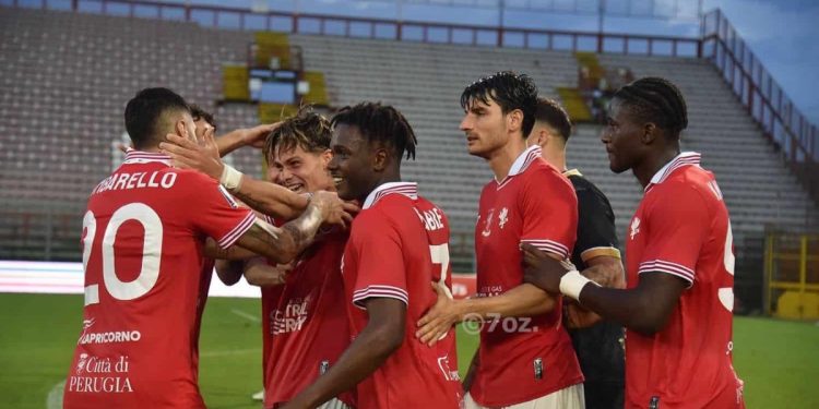I giocatori del Perugia (acperugiacalcio.com)