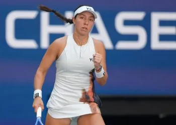 Jessica Pegula esulta agli Us Open (Foto ANSA)