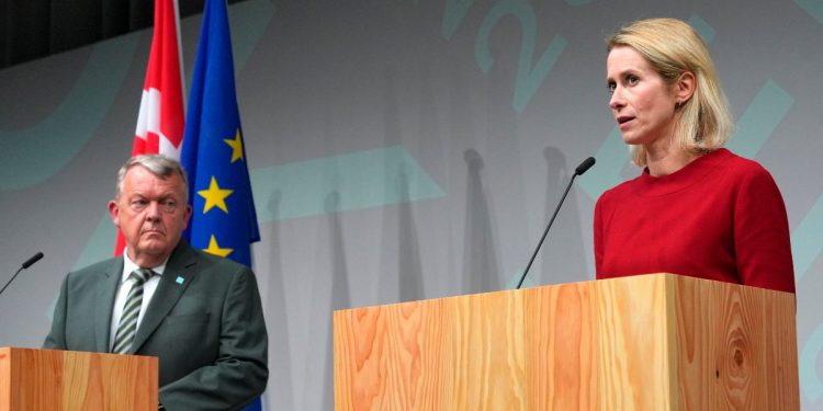 Kallas al Consiglio UE Esteri in Danimarca