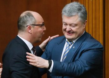 Parubiy e Poroshenko, Ucraina