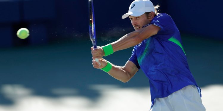 Alex De Minaur agli Us Open (Foto ANSA)