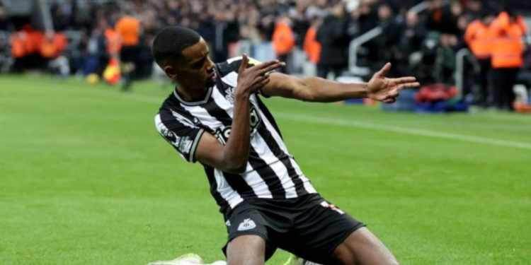 Alexander Isak esultanza (Foto: Web)