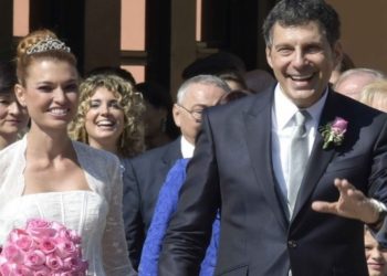 Carlotta Mantovan e Fabrizio Frizzi. (Foto: Web)