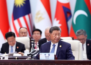 Xi Jinping metre presiede la conferenza SCO a Tianjin (Ansa)