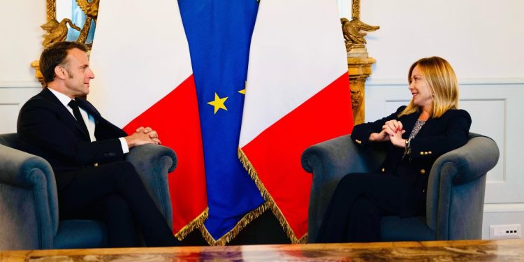 Macron e Meloni