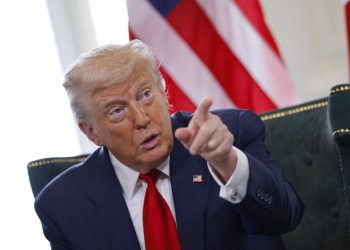 Donald Trump, presidente USA, in Scozia il 28 luglio 2025 (Ansa)