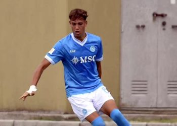 Christian Garofalo qui con il Napoli Primavera (da Facebook)