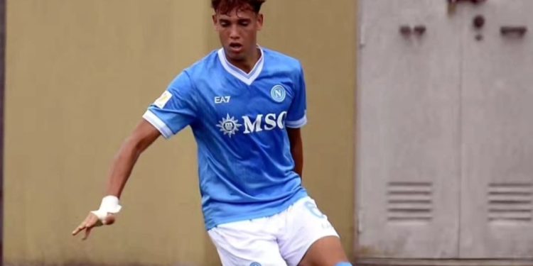 Christian Garofalo qui con il Napoli Primavera (da Facebook)