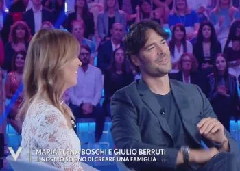 Maria Elena Boschi e Giulio Berruti (Foto: Screen)