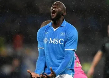 Romelu Lukaku con la maglia del Napoli (Foto: Web)