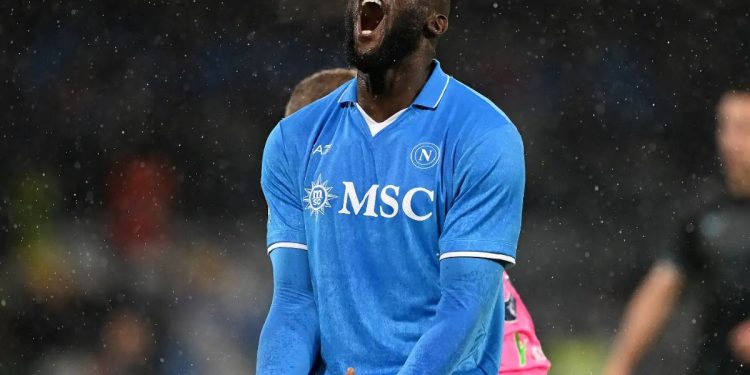 Romelu Lukaku con la maglia del Napoli (Foto: Web)