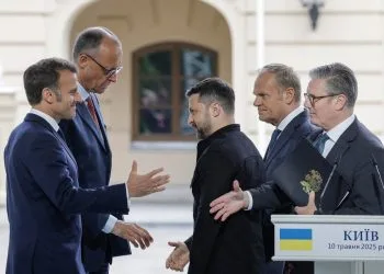 Macron, Merz, Zelensky, Starmer