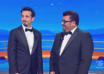 Roberto Lipari e Sergio Friscia a Striscia la Notizia (Foto: screen Mediaset Infinity)