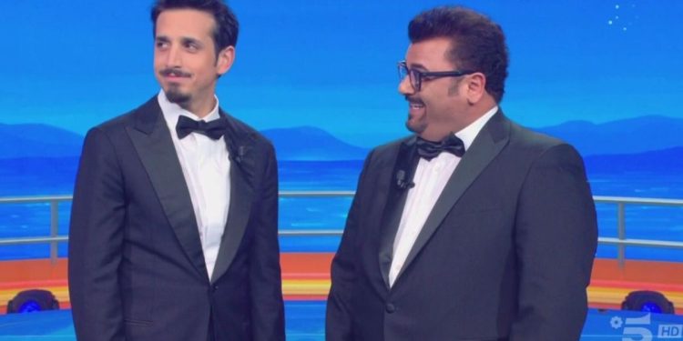 Roberto Lipari e Sergio Friscia a Striscia la Notizia (Foto: screen Mediaset Infinity)