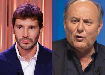 gerry scotti batte stefano de martino reazione