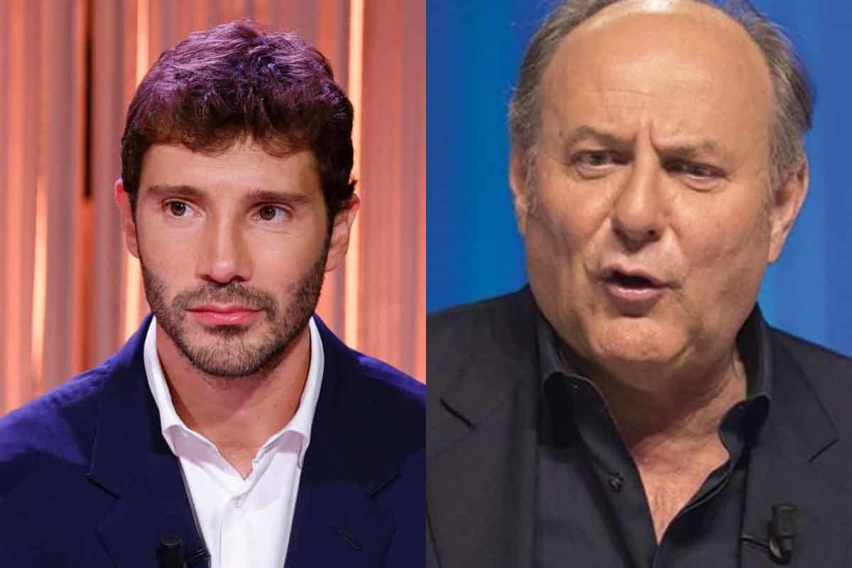 gerry scotti batte stefano de martino reazione