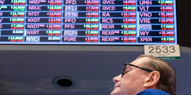 New York Stock Exchange, 7 aprile 2025 (Ansa)